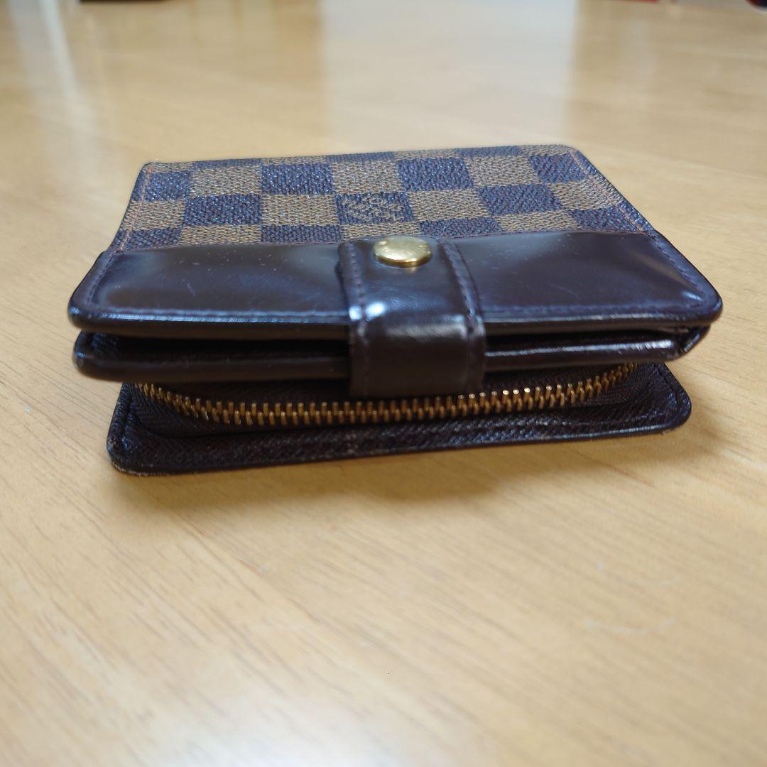 ルイ ヴィトン ダミエ コンパクト ジップ LOUIS VUITTON 折り財布