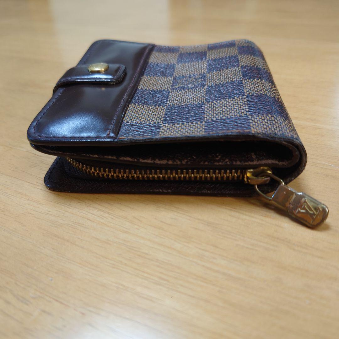ルイ ヴィトン ダミエ コンパクト ジップ LOUIS VUITTON 折り財布