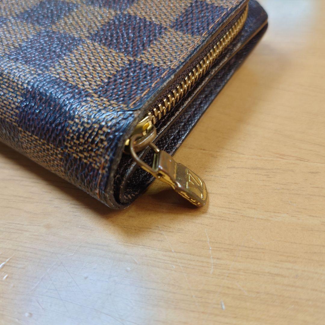 ルイ ヴィトン ダミエ コンパクト ジップ LOUIS VUITTON 折り財布