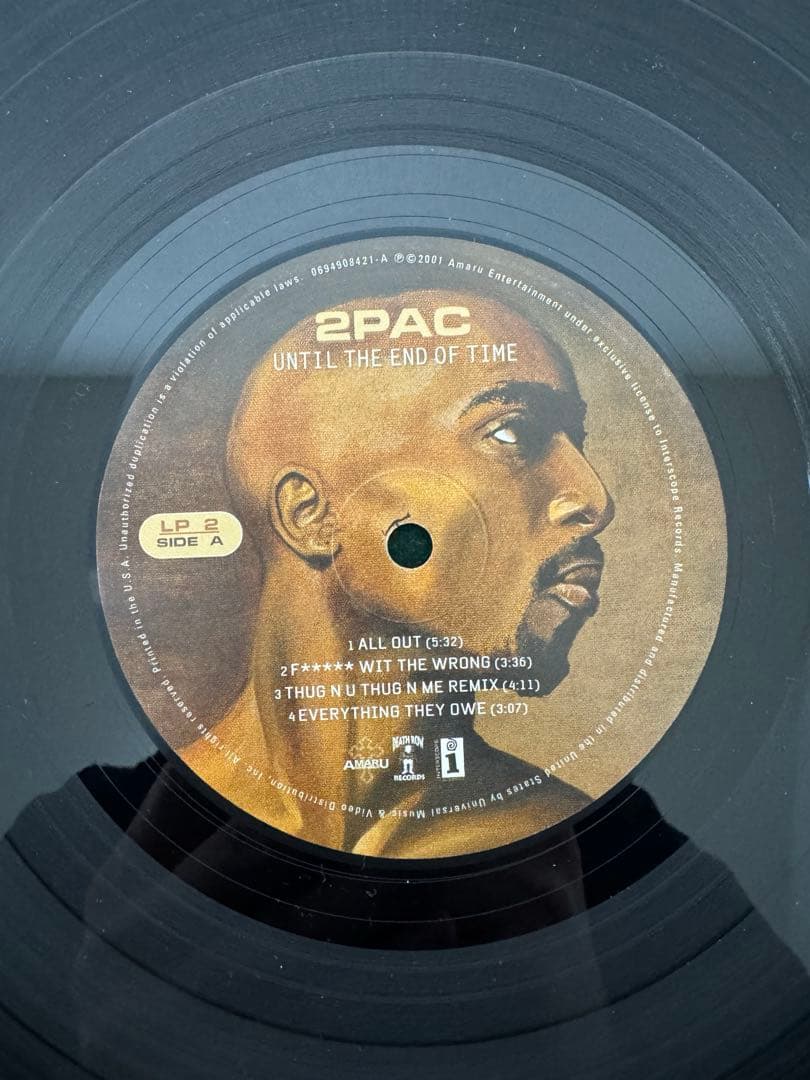 2PAC レコード　original