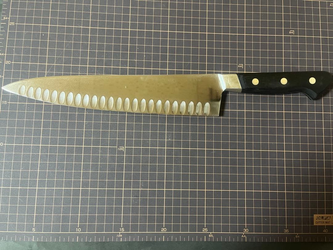 OGミソノ UX10 サーモン 牛刀 包丁 刃渡り約27cm 鏡面 研ぎ済