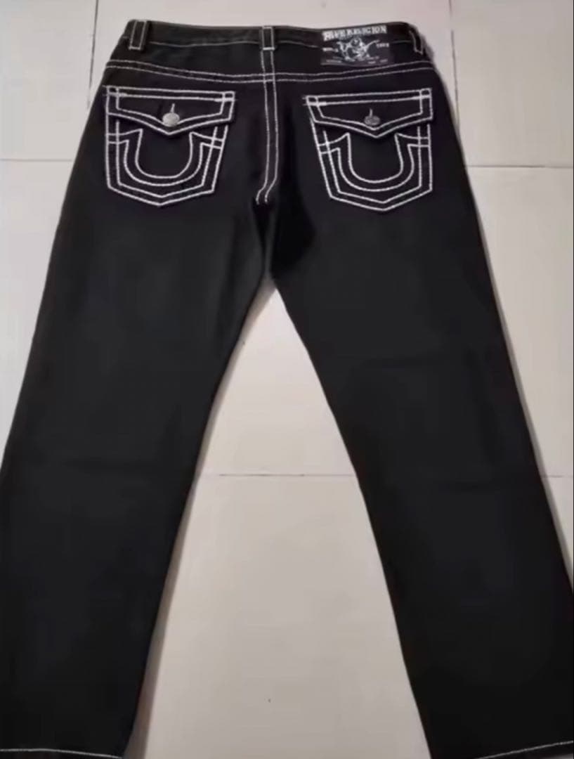 TRUE RELIGIONブラックデニム s