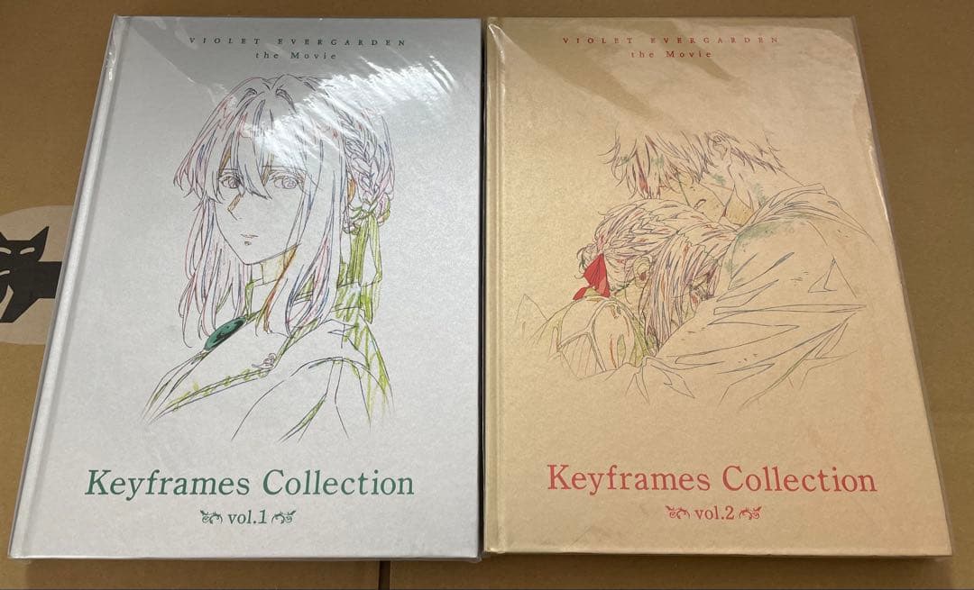 ヴァイオレット エヴァーガーデン keyframes 原画集　金銀セット 京アニ