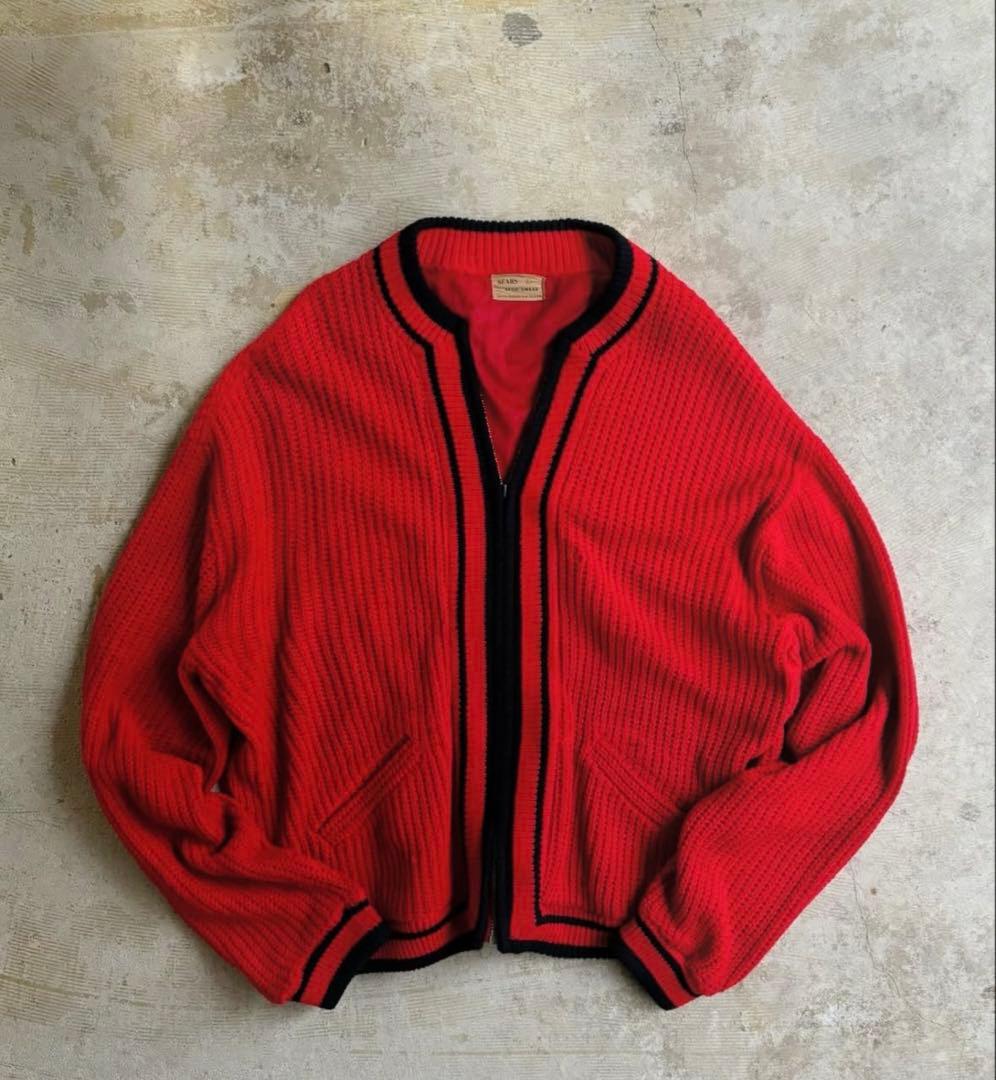 VINTAGE“60〜70S“SEARS “ZIP KNITJACKET