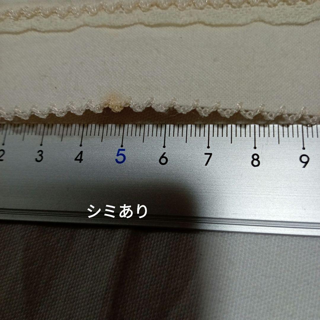 d*3様 カネコイサオ スカート 花モチーフ付き ピンタック ピコット 生成り