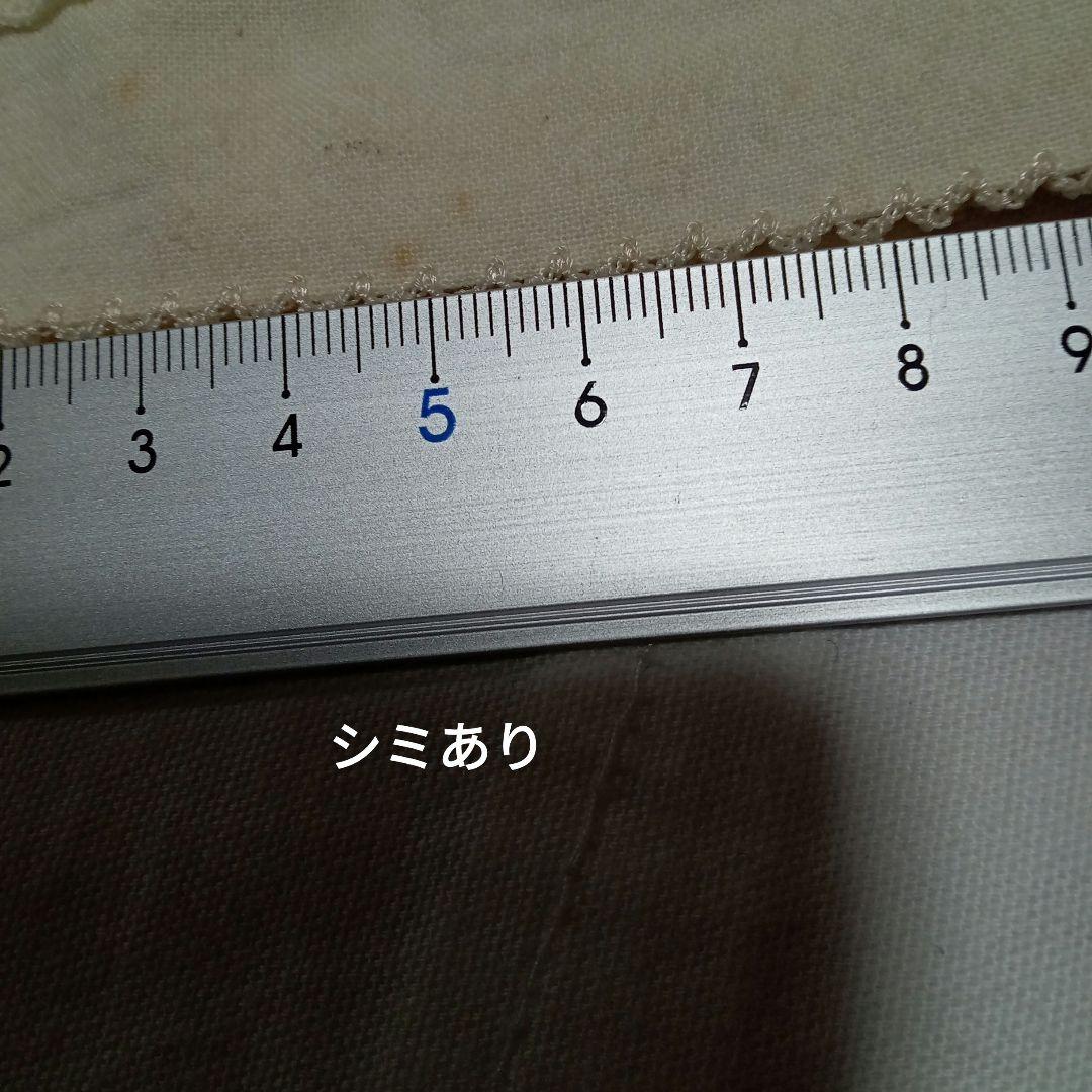 d*3様 カネコイサオ スカート 花モチーフ付き ピンタック ピコット 生成り