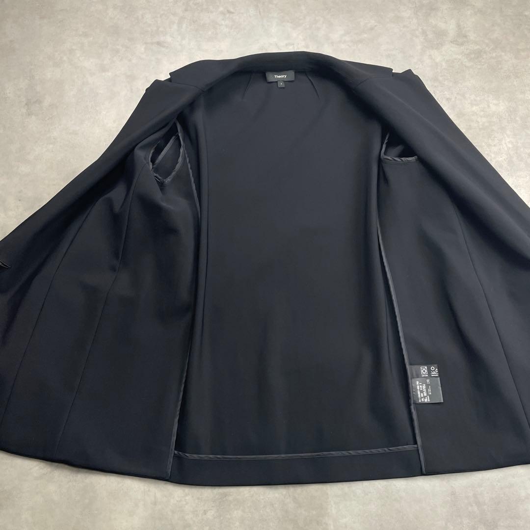 美品　セオリー Precision Ponte 2 ボーイフレンドJK　ブラック