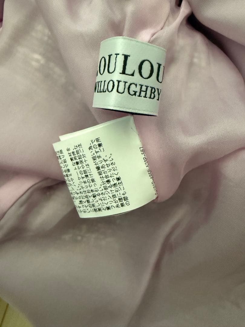 【Loulou Willoughby 】マルチカラーツイード 半袖ワンピース♡