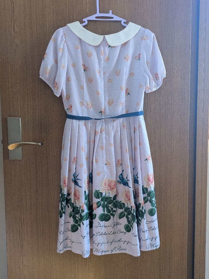 半袖ワンピース　Rose Garden　Leur Getter(ルルゲッタ)