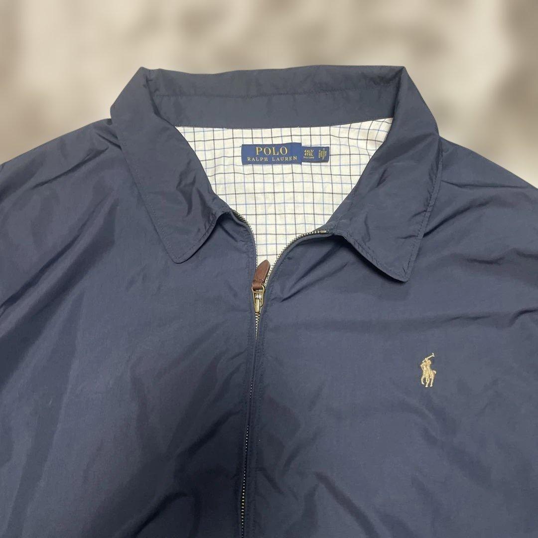 ね*ー様 Polo Ralph Lauren スイングトップ 4L ネイビー ユ