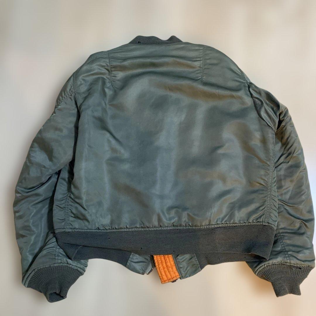 69年製 60s Vintage MA-1 USAF フラップ縦ステッチ