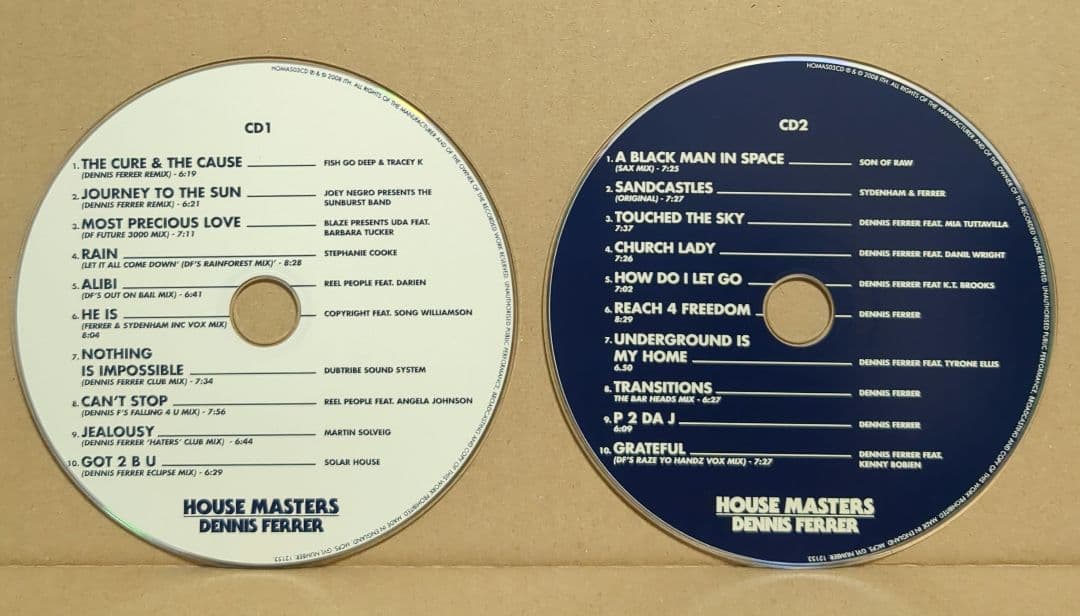 洋楽 DENNIS FERRER HOUSE MASTERS