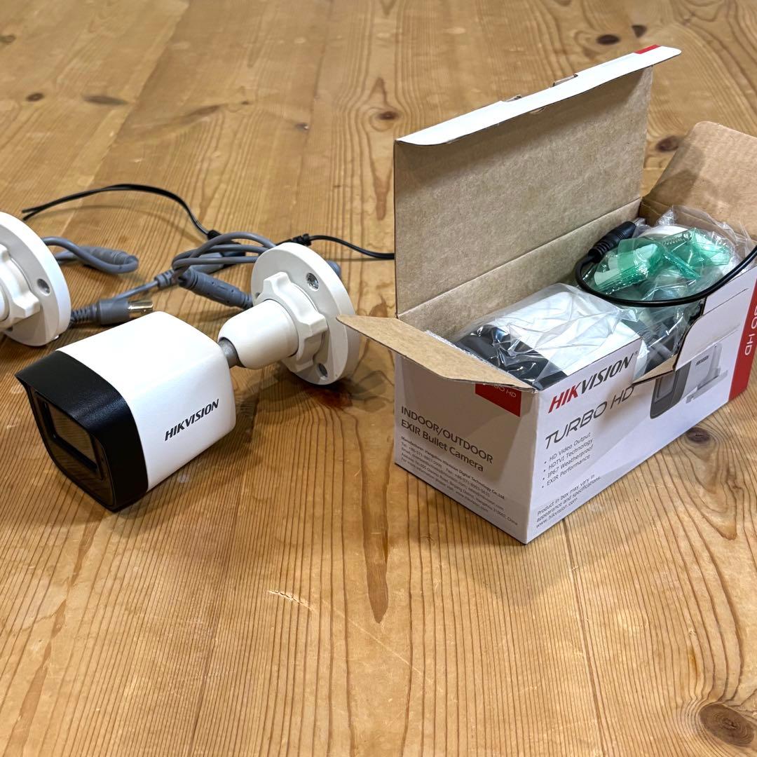 HIKVISIONハイクビジョン 5MP TVIカメラ4台レコーダー防犯カメラ
