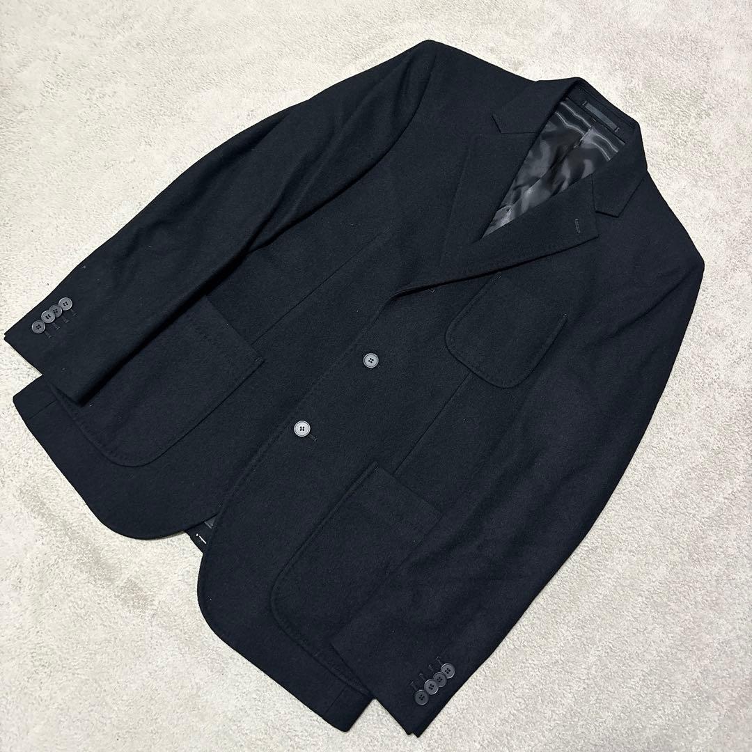 N*u様 美品 LACOSTE ラコステ テーラードジャケット シングル ブラッ