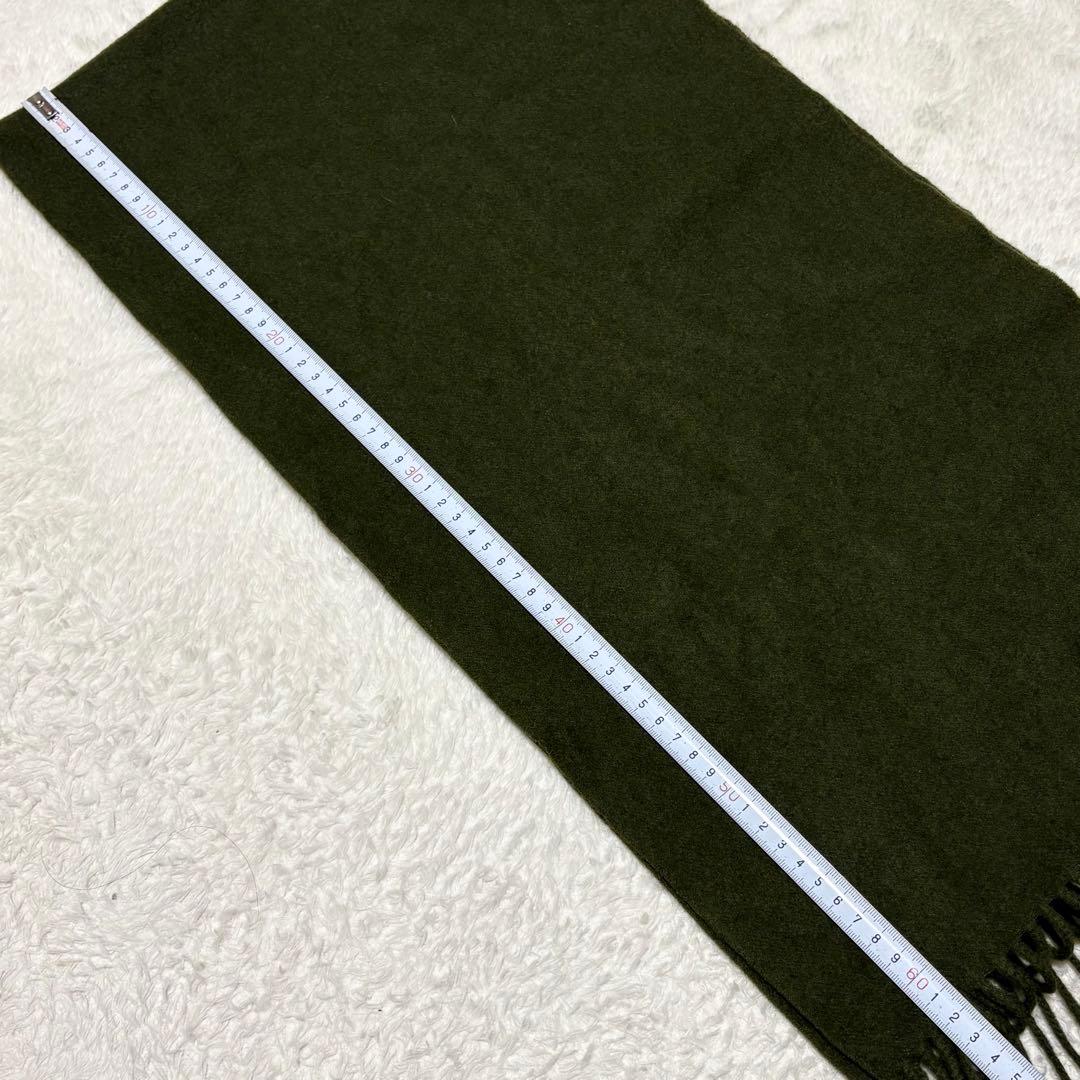 バーバリー Burberry マフラー カシミヤ100% 大判 グリーン