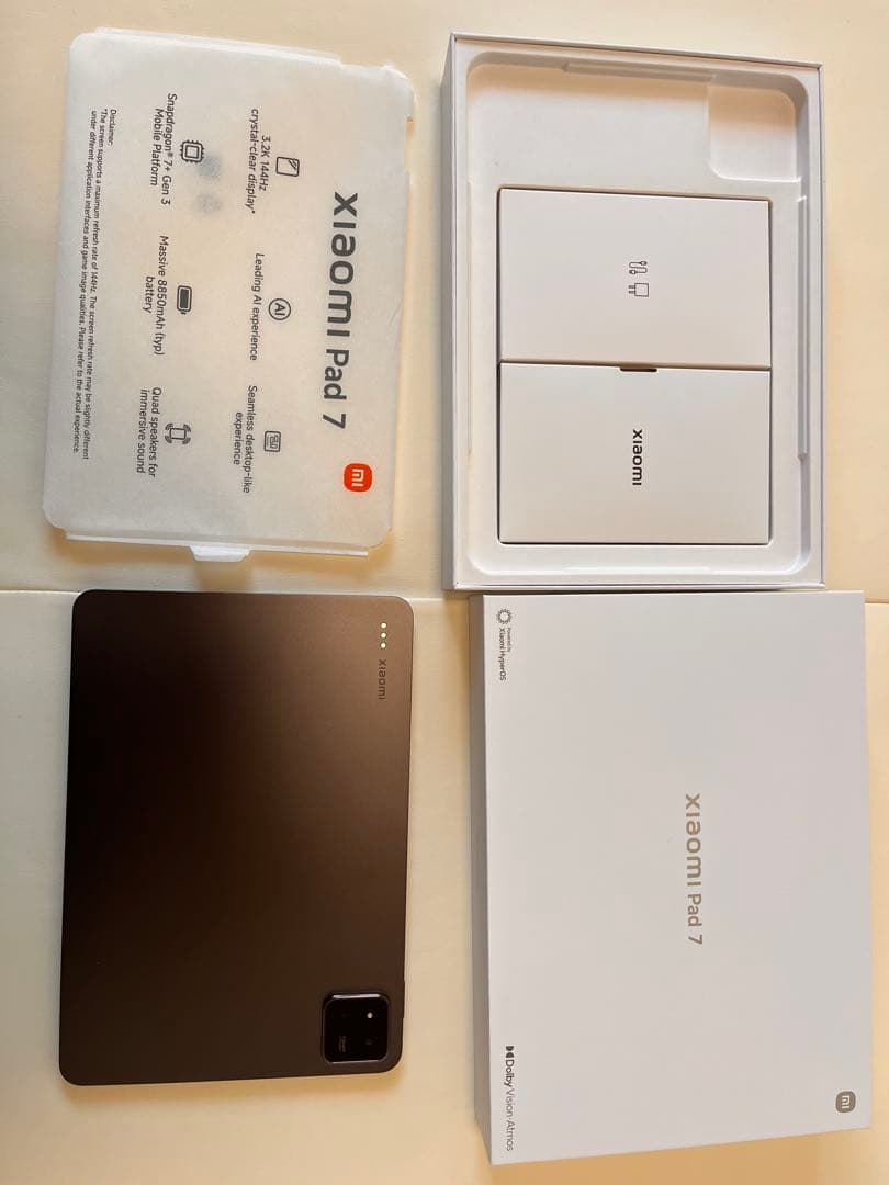 Xiaomi Pad 7 本体　satoshikameda