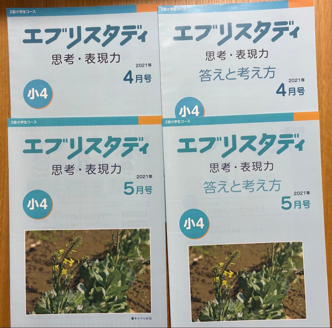 Z会　エブリスタディ　思考・表現力　小4