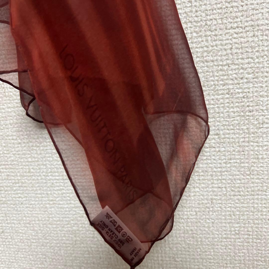 Louis Vuitton ルイヴィトン ストール スカーフ　シルク