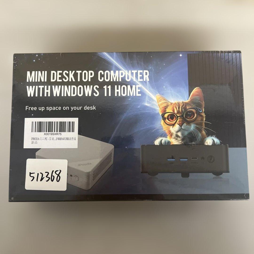 512368 IPRODA ミニ PC N100 - 第 12 世代