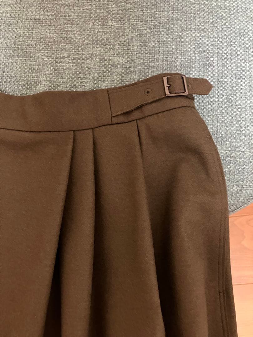 23区 洗える ウールミルドジャジー タックスカート 40 美品