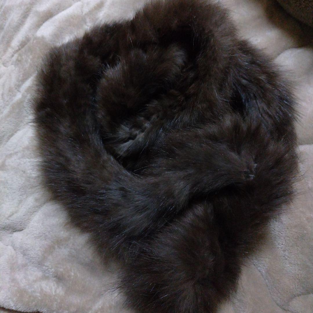 美品　ロシアンセーブル　リアルファー　ネックウォーマー