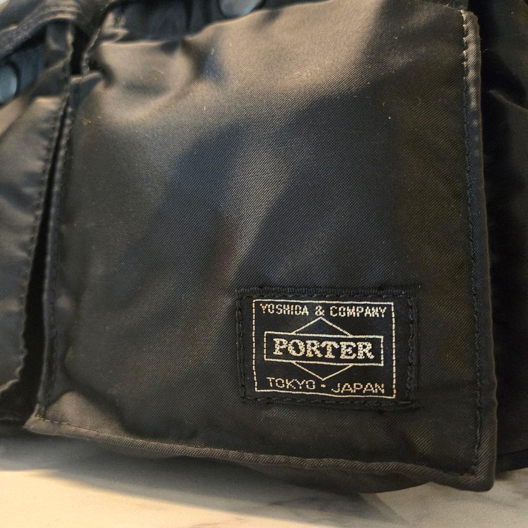 美品　PORTER　ポーター　TANKER　ウエストバッグ　ボディバッグ　黒