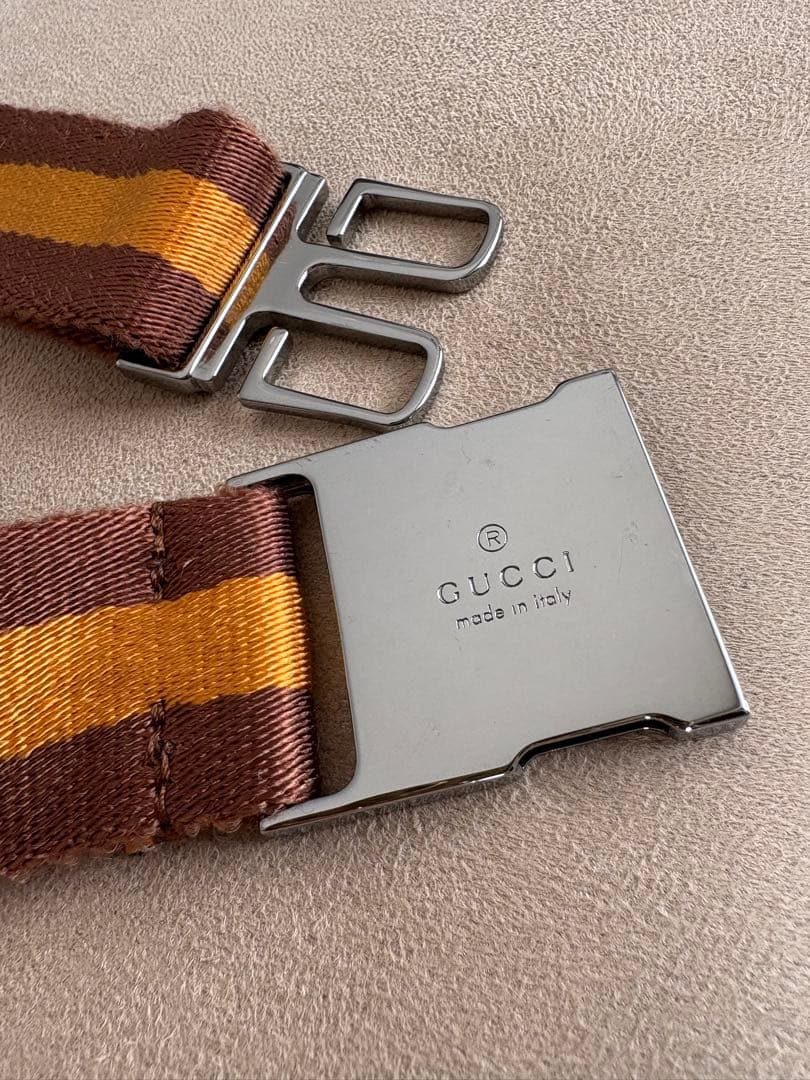 ら*む様 【GUCCI】GGキャンパス ウエストポーチ 専用布袋付