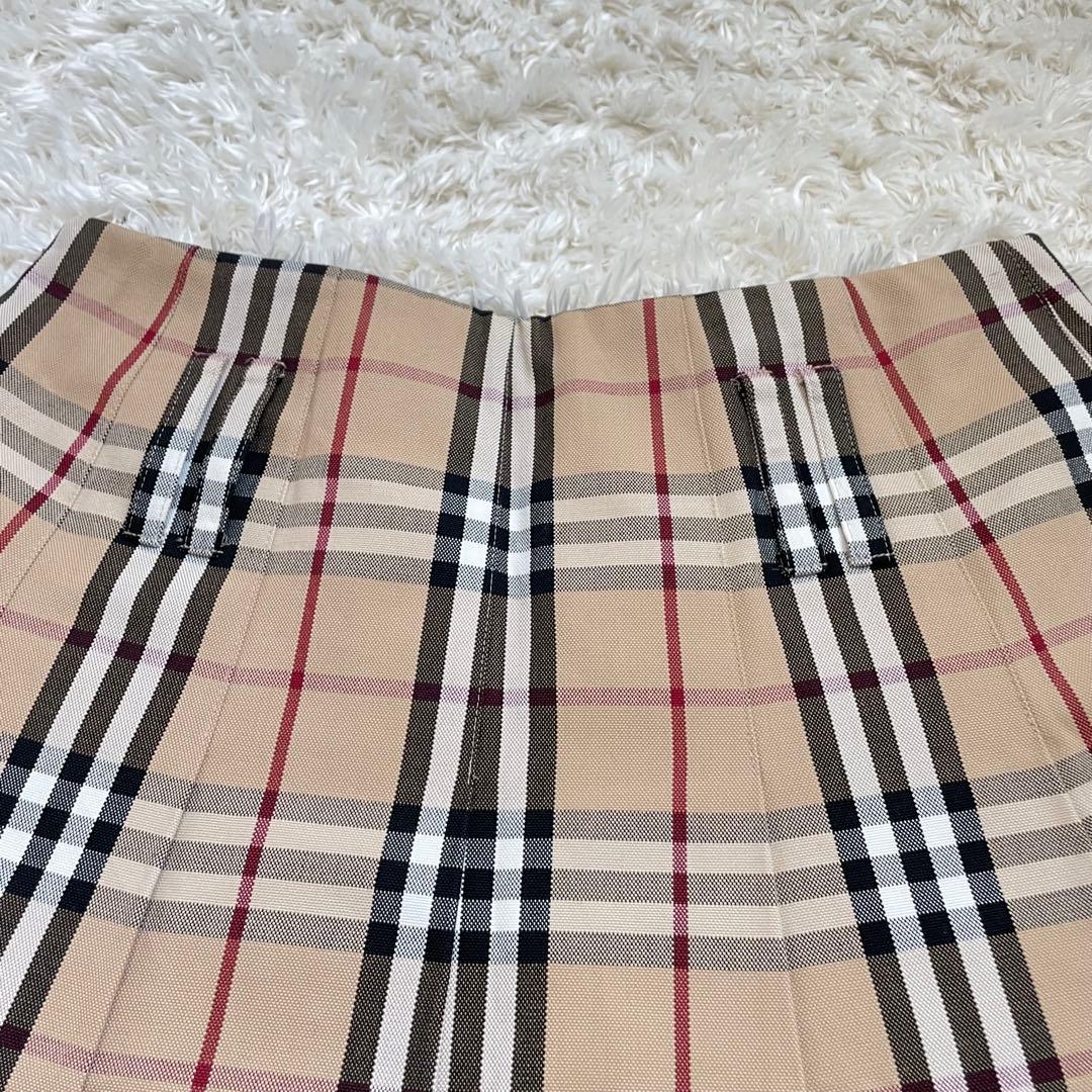 BURBERRY LONDON メガチェック Aライン スカート Mノバチェック