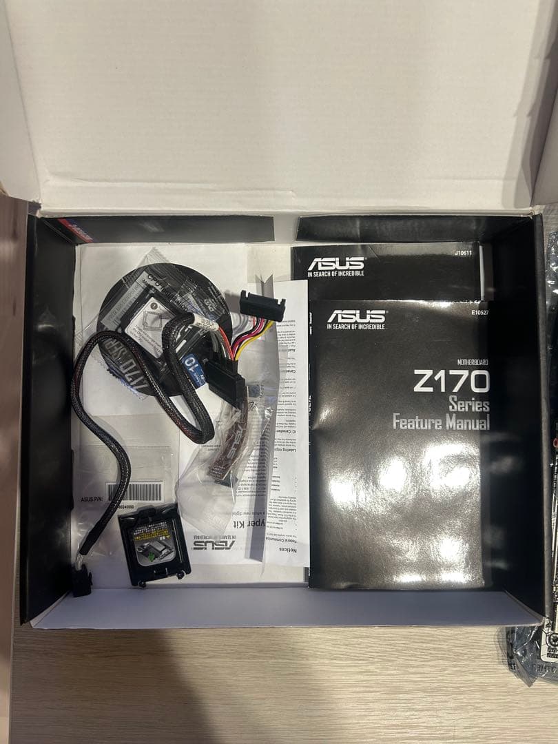 ASUS Z170-A マザーボードとCorei 7 6700k 動作確認済