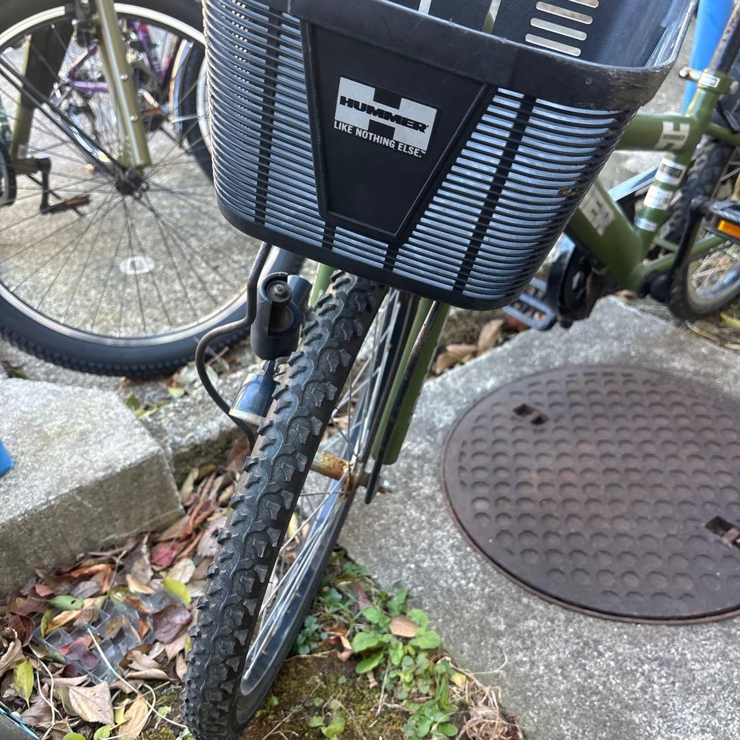 HUMMER ハマー♦︎キッズ自転車 オリーブグリーン/22インチ