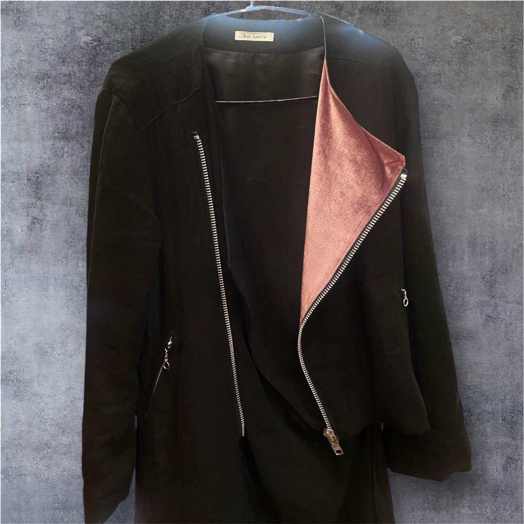 【美品】 YEAH RIGHT!! アシンメトリック コート SIZE1 1点物