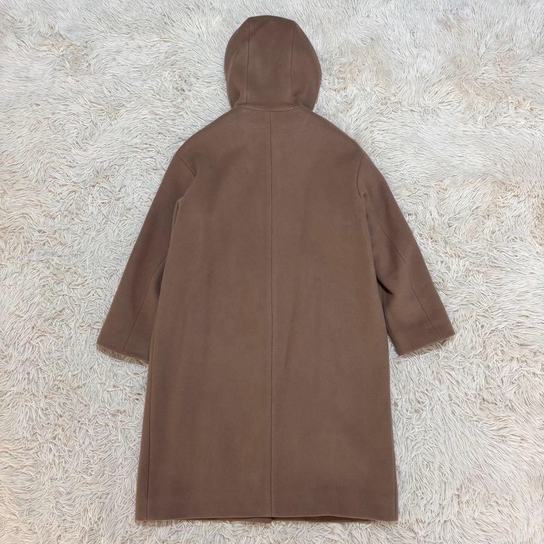 極美品 マッキントッシュフィロソフィー ショートビーバーフーデッドコート 軽量