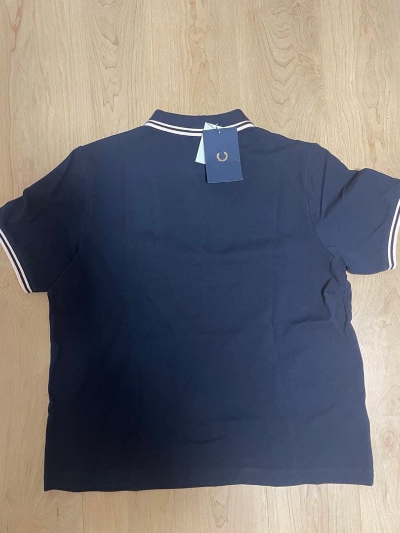 【タグあり/新品】FRED PERRY ネイビー ポロシャツ