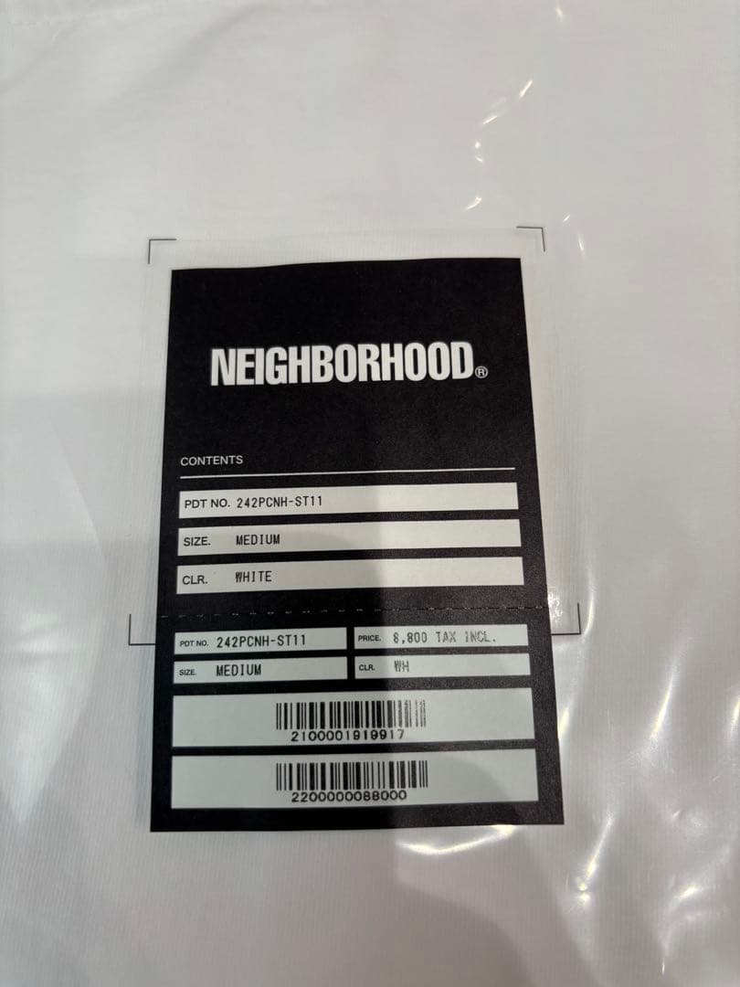 neighborhood ロゴtee Mサイズ 新品未使用品