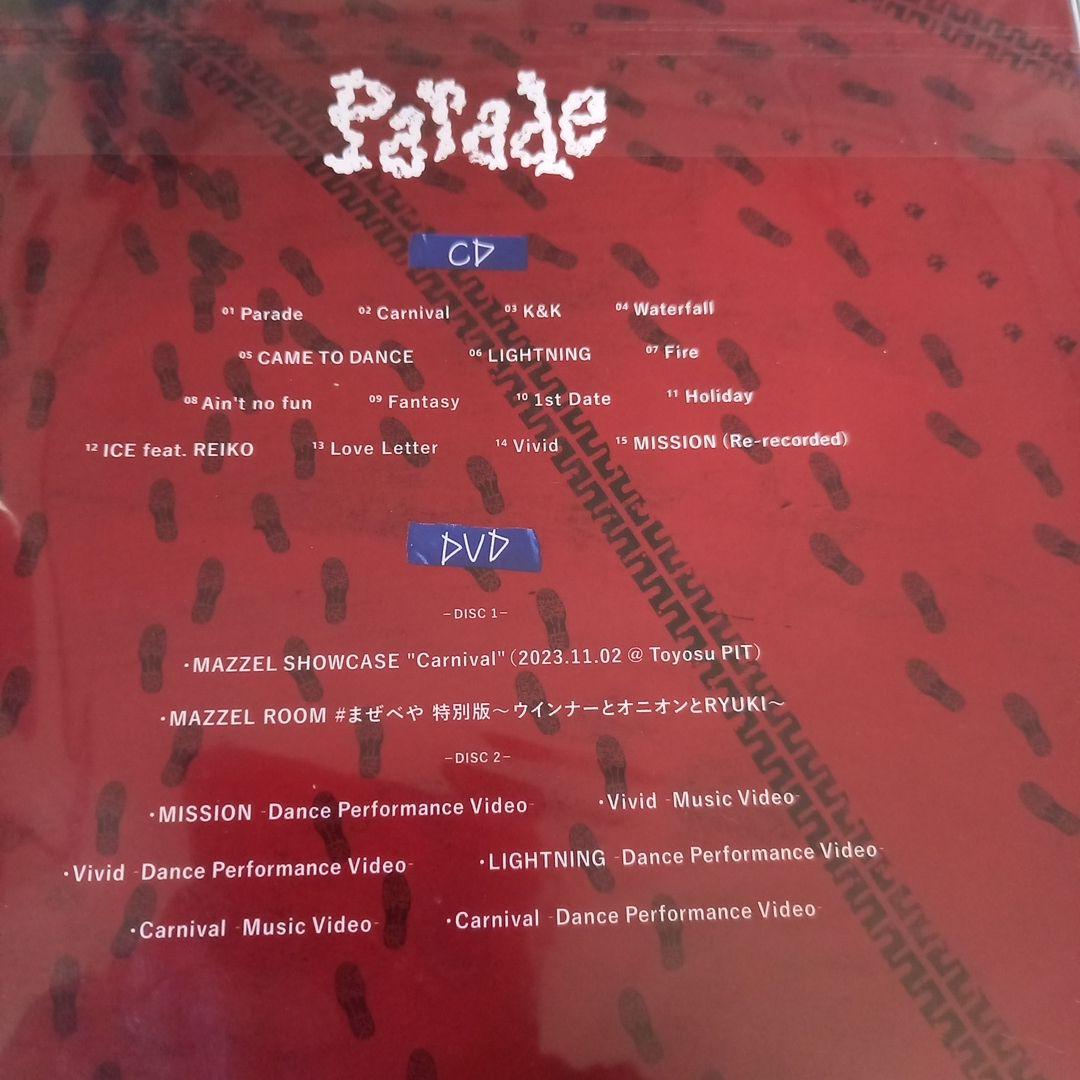 マーゼル　Parade　MUZEUM盤　新品未使用3disc　CD+２DVD