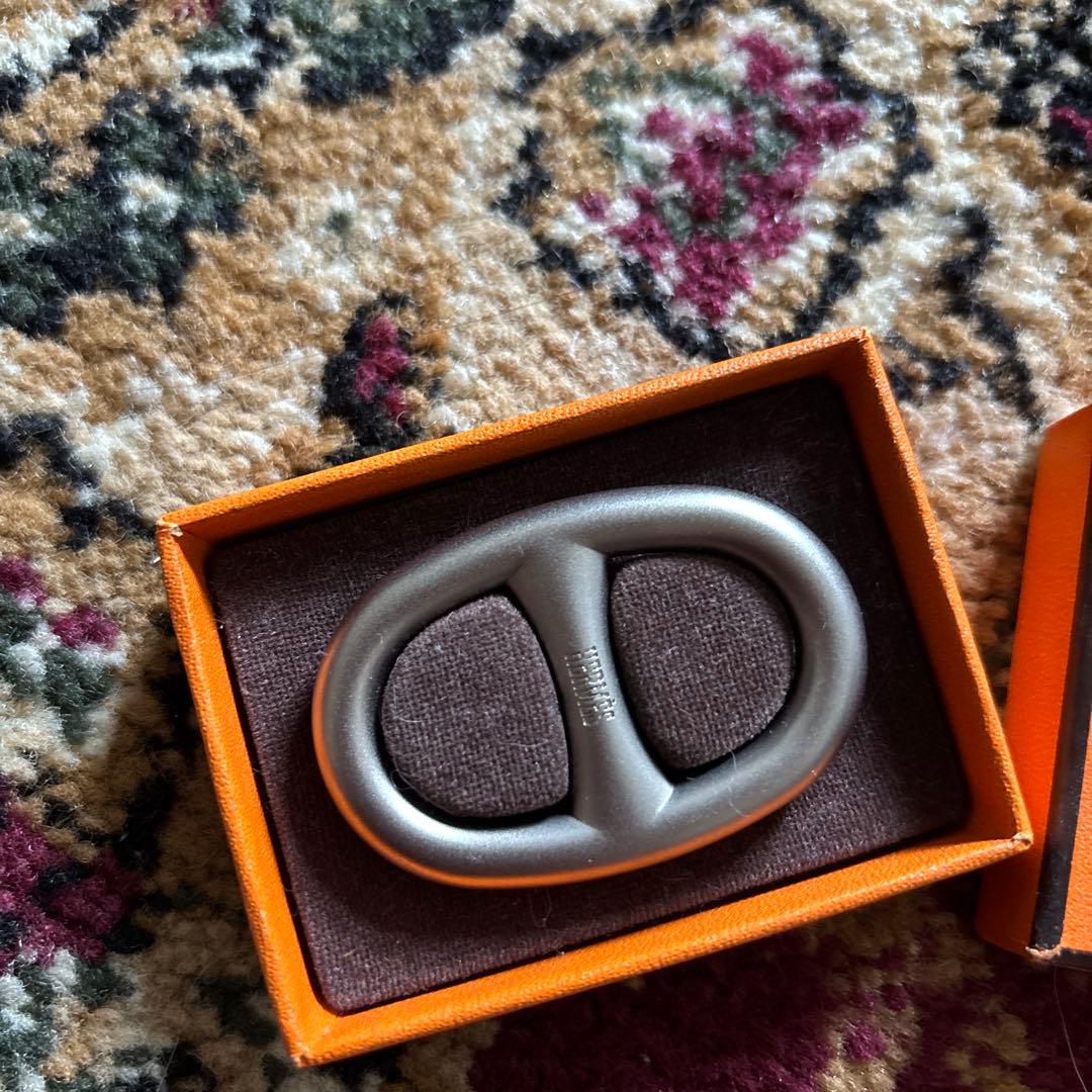 【値下げ】hermes スカーフリング　エルメス