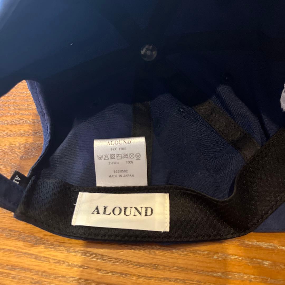 alound NYLON LOGOCAP ネイビー