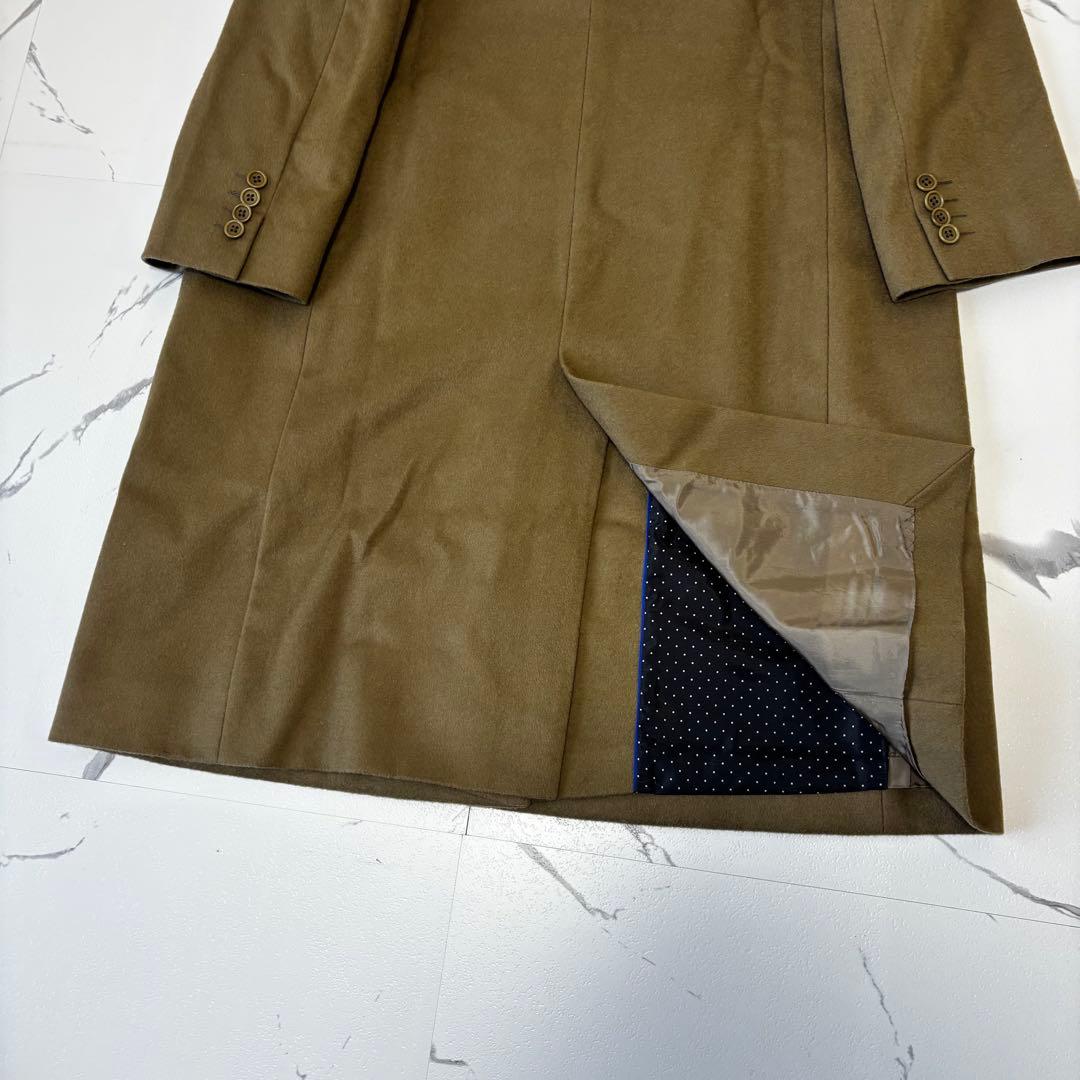 PS Paul Smith✨大きいサイズ　カシミヤウール　ロングチェスター　総柄