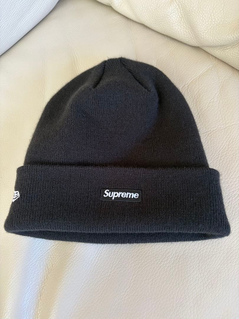 Supreme ×ニューエラS logo beanie Black FW24