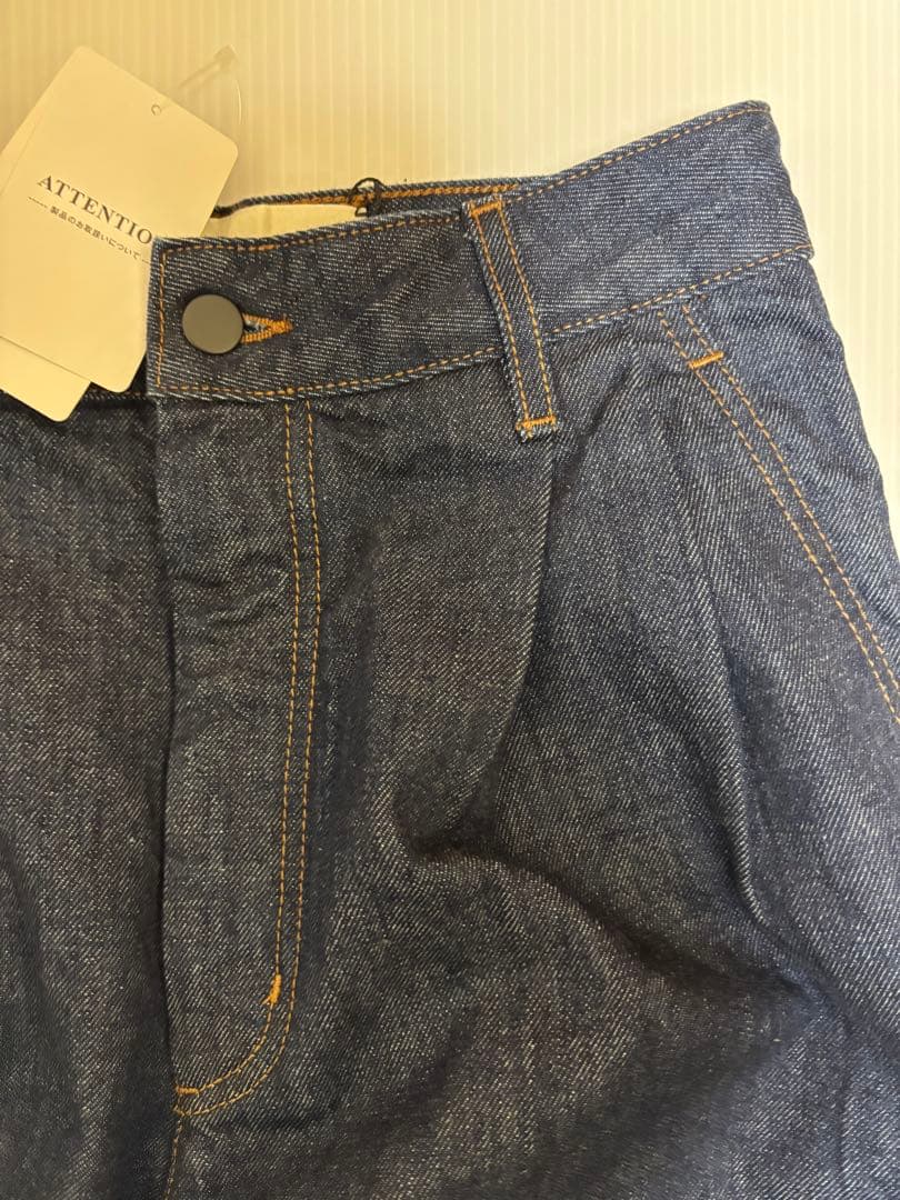 KALLMEYER (カルメイヤー)センタープレスワイドデニム＊36