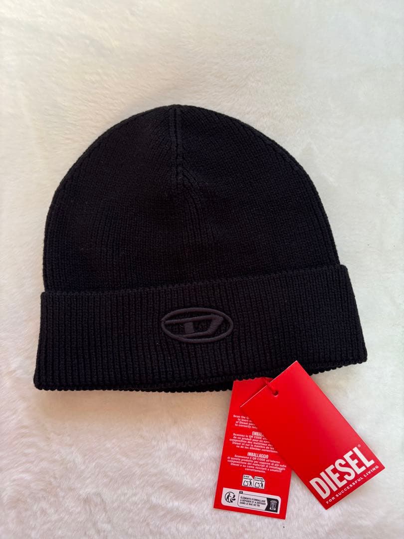 DIESEL ブラック ビーニー