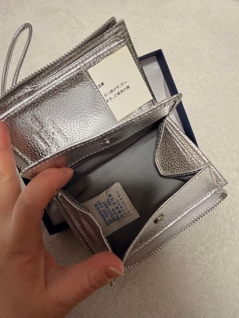 シルバー　KEITAMARUYAMA　財布　パンダ　シルバー