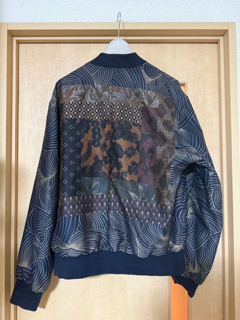 DRIES VAN NOTEN 18SS 総柄ブルゾン　リバーシブル