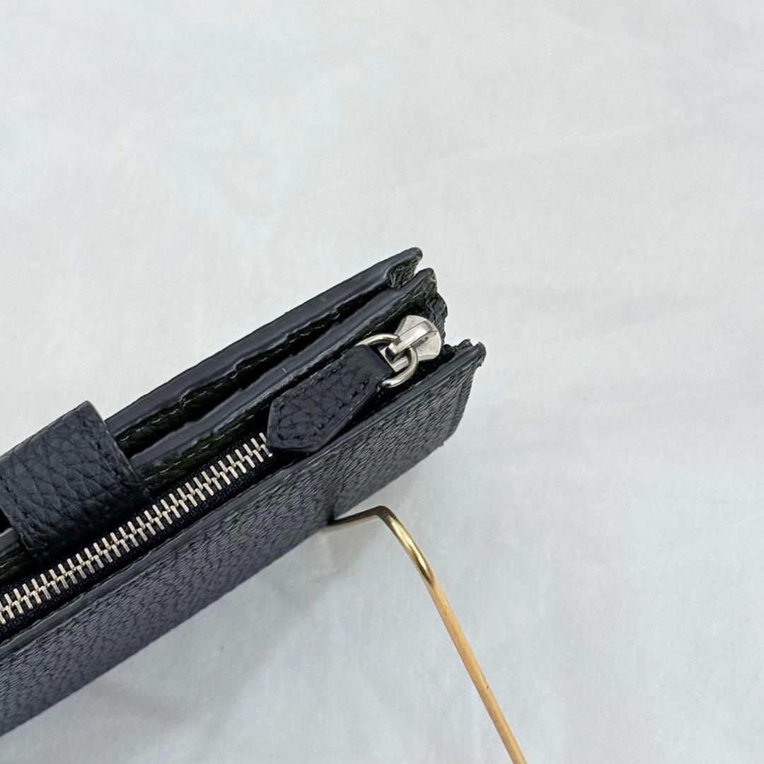 未使用品✨　ボナベンチュラ　二つ折り財布　ベルテッドミディアム　レザー