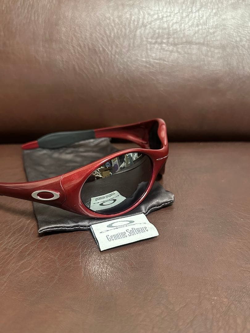 【激レア‼️】OAKLEY スポーツサングラス レッド/ブラック ヴィンテージ
