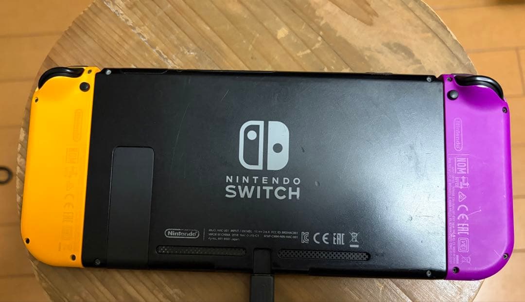 Nintendo Switch 本体 joy con (パープル オレンジ) 付