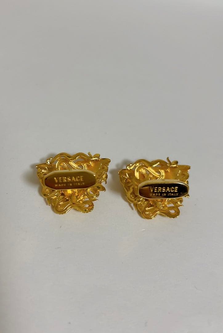 ヴェルサーチェ　VERSACE カフリンクス　メデューサ　ゴールド