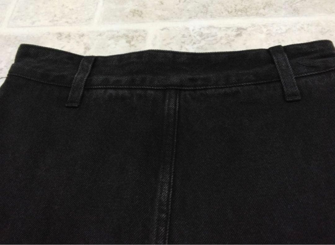 スカート CLANECIRCLE CUT LAYERED DENIM SKIRT