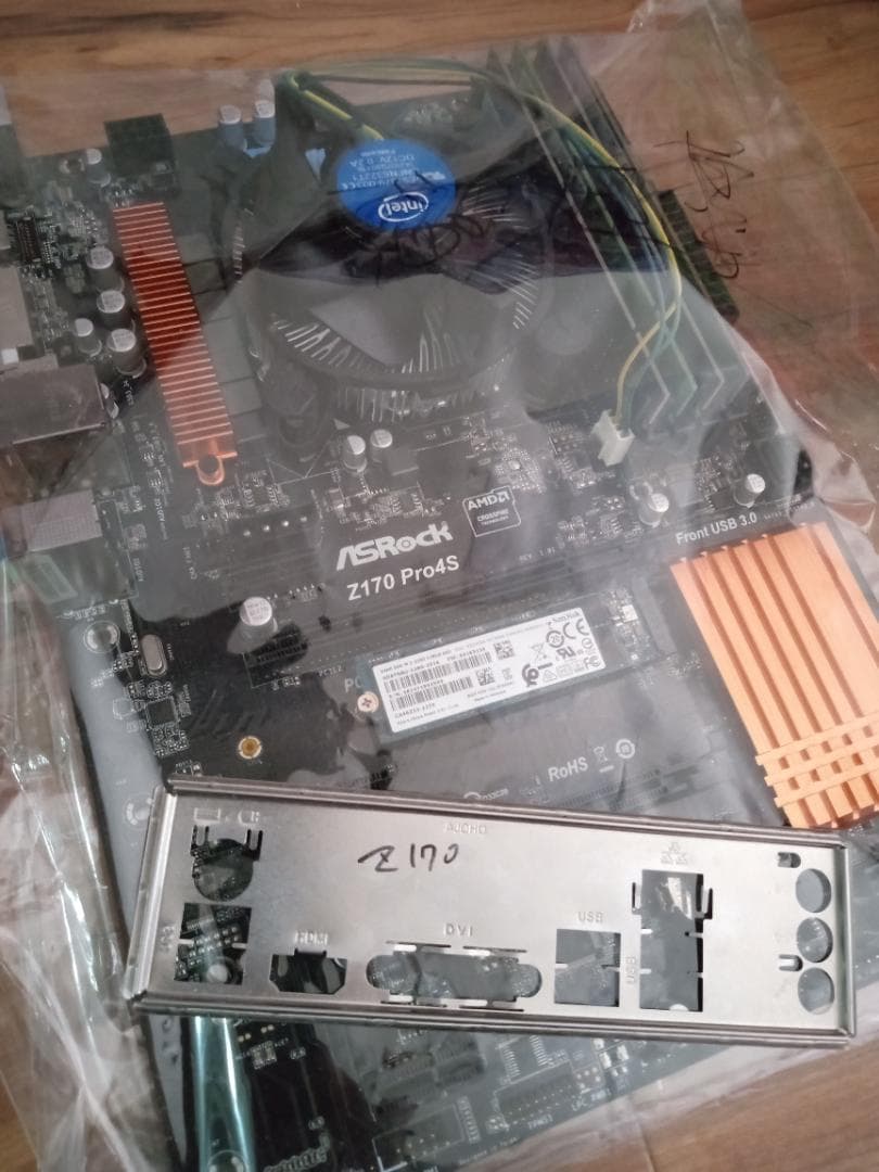 S*e様 ASRock Z170 Pro4S マザーボードSSDメモリCPU付ジ