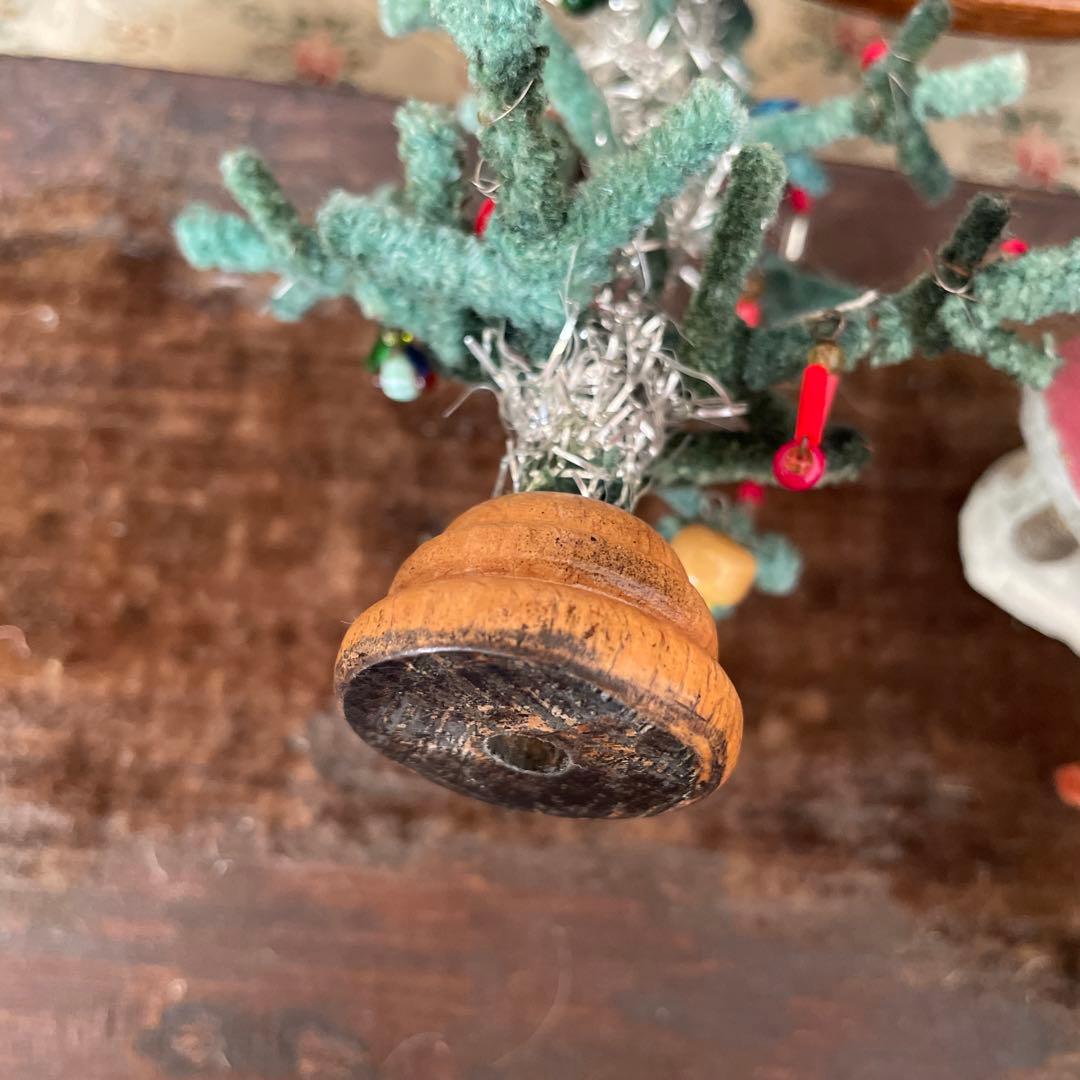 ヴィンテージ　モールのクリスマスツリー&ミニひつじ